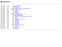 Tablet Screenshot of ftp.meca.it
